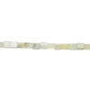 New "jade" 1pkg1, cube bead natural, 15 inch 14-16mm image number 1