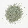 Seed bead, Preciosa Ornela Czech glass, 1pkg500g, 2.8-3.2mm rocaille, opaque matte terra dyed pale eucalyptus chalkwhite (06453) image number 1