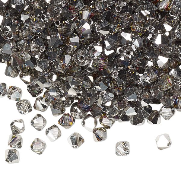 Bead 144pk crystal volcano, Preciosa Czech crystal 4mm bicone image number 0