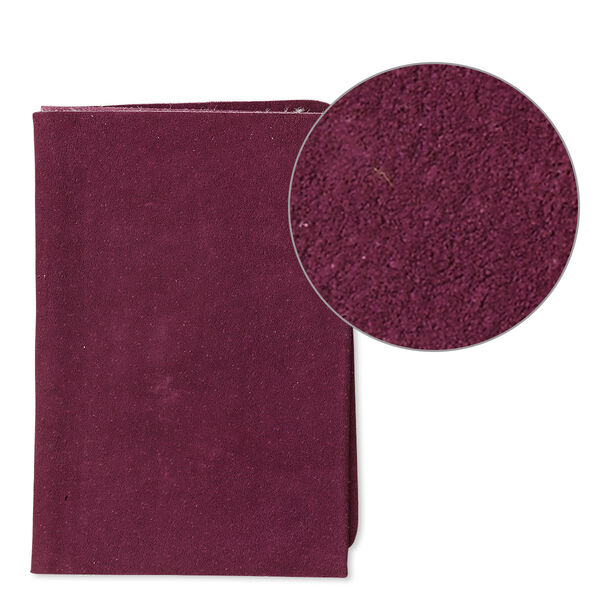 Scrap, leather (dyed), purple, 9-1/4 x 3-1/2 inch square. Sold individually. image number 0