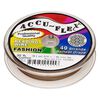 Beading wire, Accu-Flex&reg; 1pkg1, nylon and stainless steel, copper, 49 strand, 0.019-inch diameter, 30-foot spool. image number 0