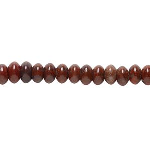 Brecciated jasper 1pkg1, rondelle bead natural 15.5-16 inch 6x4mm