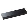Paper / "cotton" (polyester) 1pkg6, rectangle box / swirl design black 8x2x.88 inch image number 1