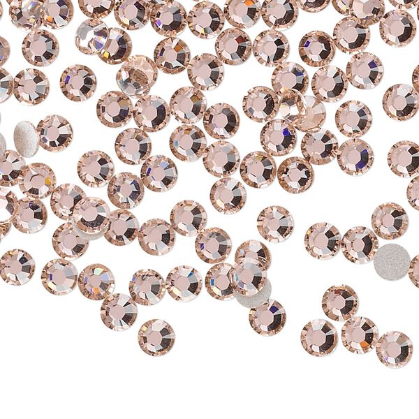 Flat back 1440pk vintage rose foil back, Swarovski® 3.8-4mm rose round SS16 2088 image number 0