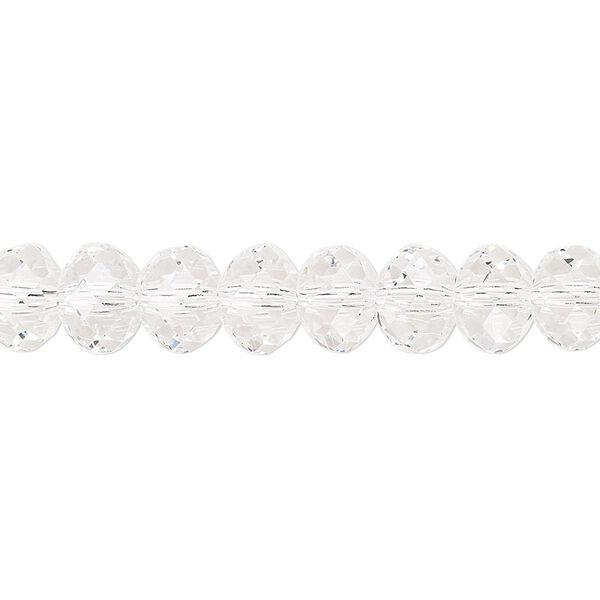 Bead 144pk crystal, Preciosa Bellatrix Czech crystal 8x6mm rondelle image number 0