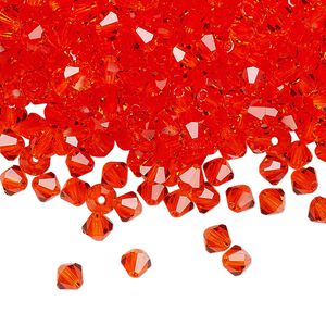 Bead 144pk hyacinth, Preciosa Czech crystal 4mm bicone