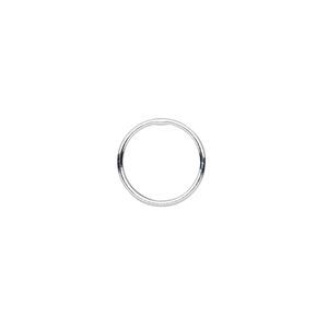 Jump ring, sterling silver, 12mm soldered round, 10.4mm inside diameter, 20 gauge. Sold per pkg of 10.
