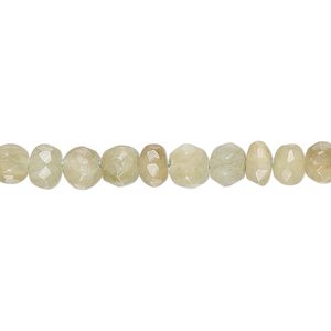 Multi-beryl 1pkg1, hand-cut faceted rondelle bead 14 inch 5x3mm-7x6mm