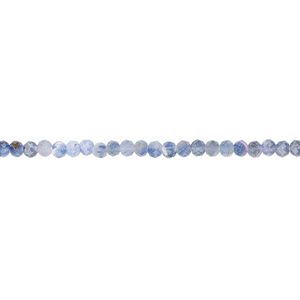 Sodalite 1pkg1, hand-cut faceted rondelle bead natural 13 inch 2mm