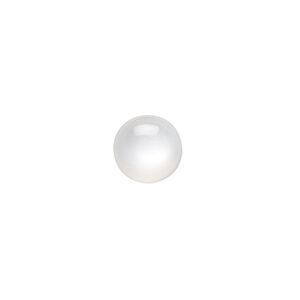 Moonstone 1pkg1, hand-cut calibrated round cab natural 10mm
