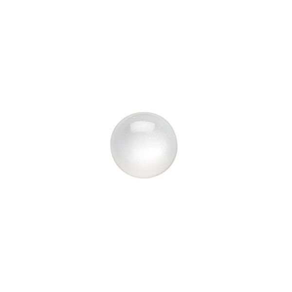 Moonstone 1pkg1, hand-cut calibrated round cab natural 10mm image number 0