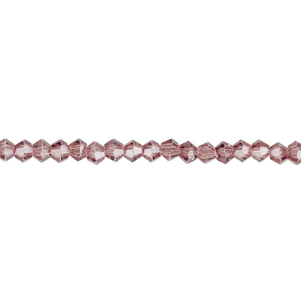 Bead 1pk 16 facets transparent medium purple, Celestial Crystal® 3mm bicone 15.5-16 inch image number 0