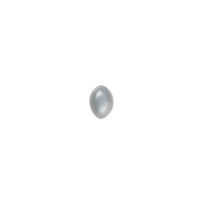 Silver moonstone 1pkg10, hand-cut calibrated oval cab natural 7x5mm