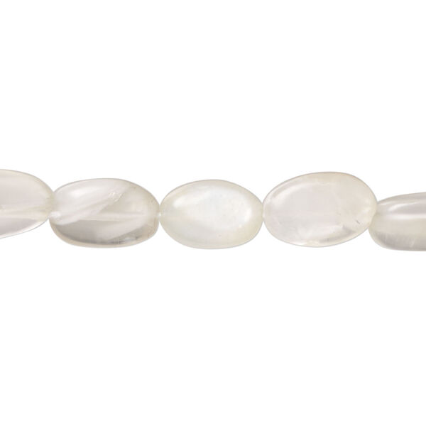 Grey moonstone 1pkg1, hand-cut nugget bead natural, 13 inch mini to small image number 0