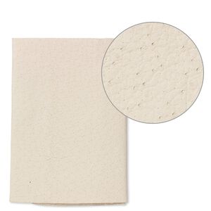 Scrap, leather (natural), 9-1/4 x 3-1/2 inch square. Sold individually.