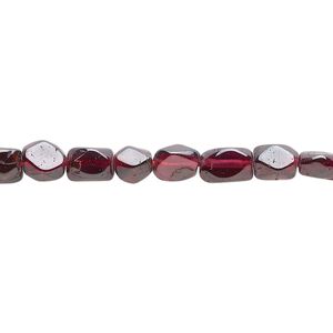 Rhodolite garnet 1pkg1, hand-cut faceted nugget bead 14 inch mini