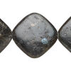 Blue labradorite 1pkg1, puffed diamond bead natural, 14 inch 28x27mm-30x30mm image number 0