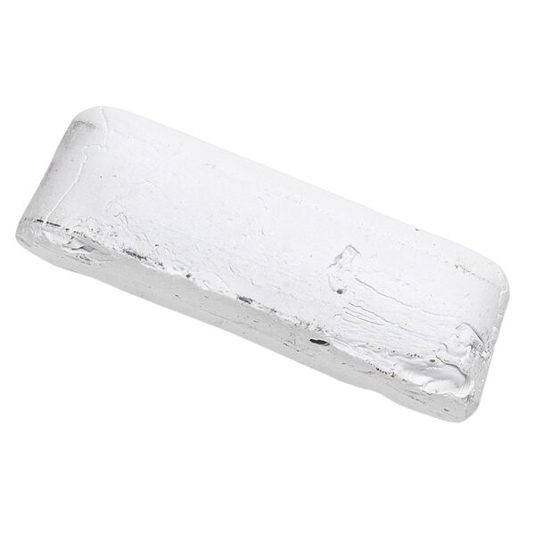 Polishing Compound Block, clay, white, ultra-fine grit, 2-1/2x1/2 inches for Jooltool™. Sold per 1-ounce block. image number 0