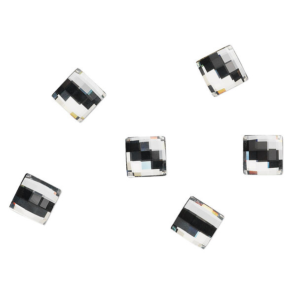 Flat back 216pk crystal foil back, Swarovski® 8mm chessboard 2493 image number 0