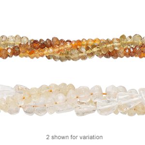 Gemstone 1pkg3, hand-cut mixed shape bead 13 inch mix 3x1mm-14x10mm