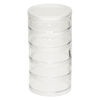 Organizer jar, Space Saver, acrylic, clear, 2-3/4 x 1-1/4 inch round. Sold per 5-piece set. image number 1