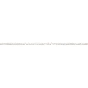 Pearl, cultured saltwater (bleached), white, 0.9-1mm seed, A- grade, Mohs hardness 2-1/2 to 4. Sold per 10-inch strand, approximately 350 beads.