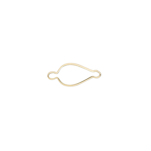 Link, Wrap-Tite®, 14Kt gold-filled, 9x6mm pear setting. Sold per pkg of 2. image number 0