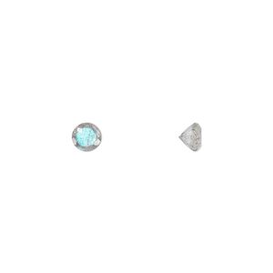 Labradorite 1pkg2, hand-cut faceted round gem natural 4mm