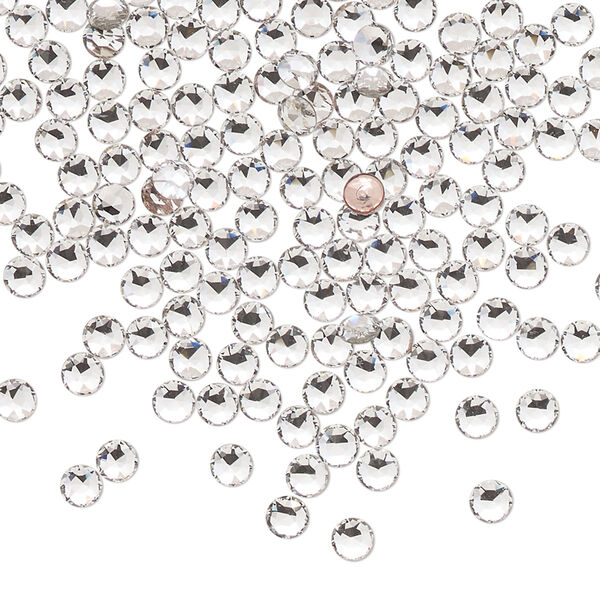 Round stone 144pk crystal foil back, Crystal Passions® hotfix 3mm light round PP24 1098 image number 0