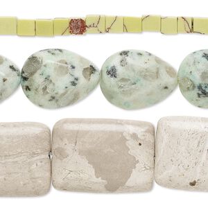 Multi-gemstone / glass 1pkg3, mixed shape bead 15 inch mix 3mm-32x24mm