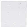 Earring card, paper, white with silver-colored confetti, 2x2-inch square. Sold per pkg of 100. image number 0