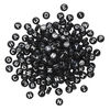 Bead mix, acrylic, opaque black and white, 7mm double-sided flat round with alphabet letters. Sold per pkg of 200. image number 1