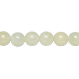 Sea green new "jade" 1pkg1, round bead natural, 15.5-16 inch 8mm