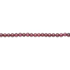 Garnet 1pkg1, hand-cut round bead 14 inch 2-3mm