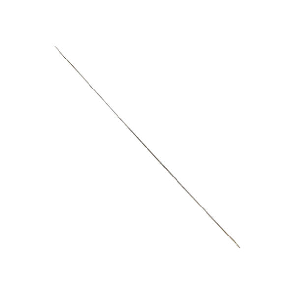 Needle, Beadalon®, stainless steel, pkg/4, 4-1/2 inches, fine, 0.41mm width, big-eye. image number 0