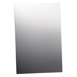 Sheet, sterling silver, half-hard with mirror finish, 24 gauge, 6x4 inches. Sold individually.