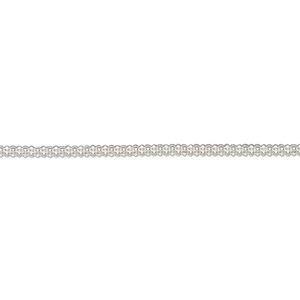 Chain 1pkg1 sterling silver popcorn, 1.8mm, 5 foot
