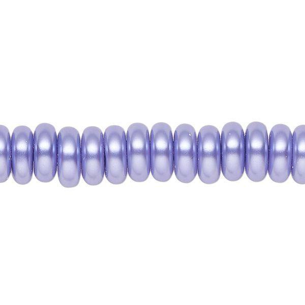 Pearl 1pk violet, Celestial Crystal® 8x3mm rondelle 15.5-16 inch image number 0