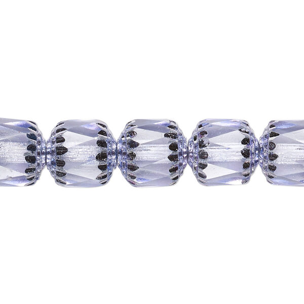 Bead, Czech glass, lilac and metallic lilac, 10mm round cathedral. Sold per 15-1/2" to 16" strand. image number 0