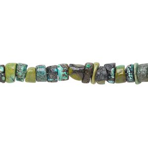 Turquoise 1pkg1, heishi bead 15 inch 6x4mm
