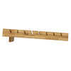 Display, earring card holder, bamboo, 2 x 10-5/8 x 8-1/4 inch inclined. Sold individually. image number 1