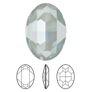 Fancy stone 1pk crystal agave ignite LacquerPRO, Crystal Passions® 30x22mm oval 4127