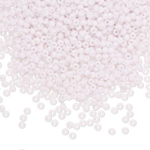 Seed bead, Preciosa Ornela Czech glass, pkg/500g, #11 rocaille, opaque pink, (73420).