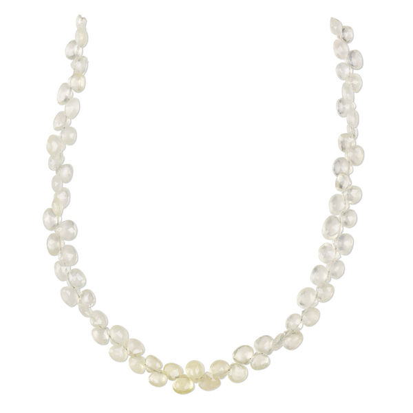 Bead, golden yellow prehnite (natural), shaded, 4-5mm hand-cut top-drilled faceted puffed teardrop, B grade, Mohs hardness 6 to 6-1/2. Sold per 8-inch strand, approximately 65 beads. image number 0