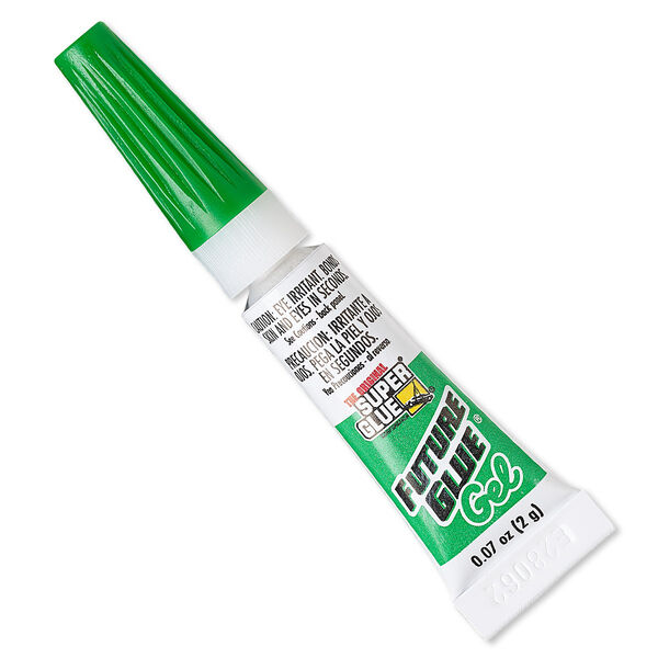 Adhesive, Super Glue® Future Glue® Gel, pkg/0.07-ounce tube, clear. image number 0
