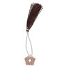 Coffee moonstone 1pkg1, hand-cut top-drilled carved flower bead natural B grade, 20x20mm / 4mm center hole image number 1