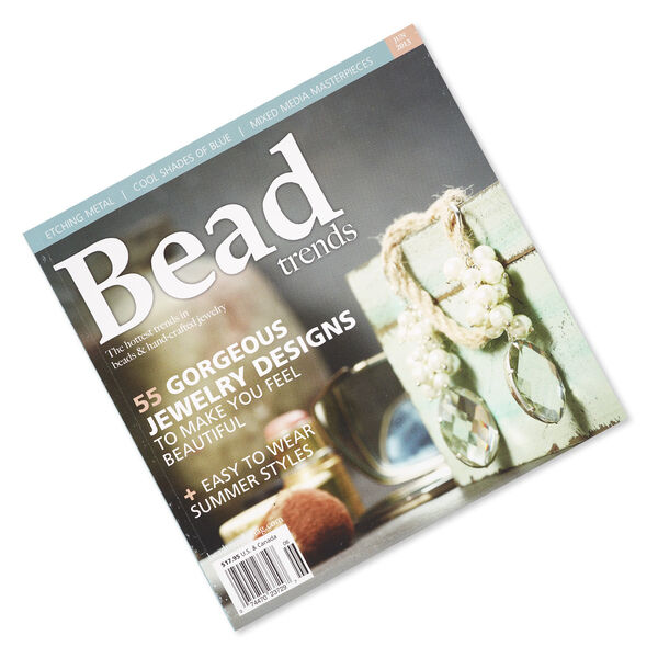 Book, "55 Gorgeous Jewelry Designs to Make You Feel Beautiful" by Bead Trends Magazine. Sold individually. image number 0