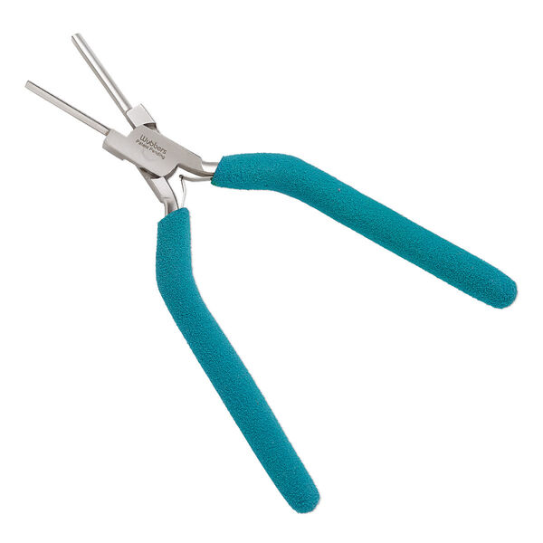 Pliers, Wubbers® Designer Mandrel, pkg/1, small half-round mandrel, steel and rubber, 7 inches. image number 0