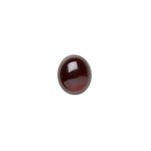 Garnet 1pkg2, hand-cut calibrated oval cab natural 8x6mm