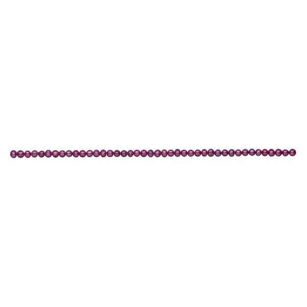 Freshwater pearl 1pkg1, semi-round, 15 inch dark plum 5-6mm cultured image number 1